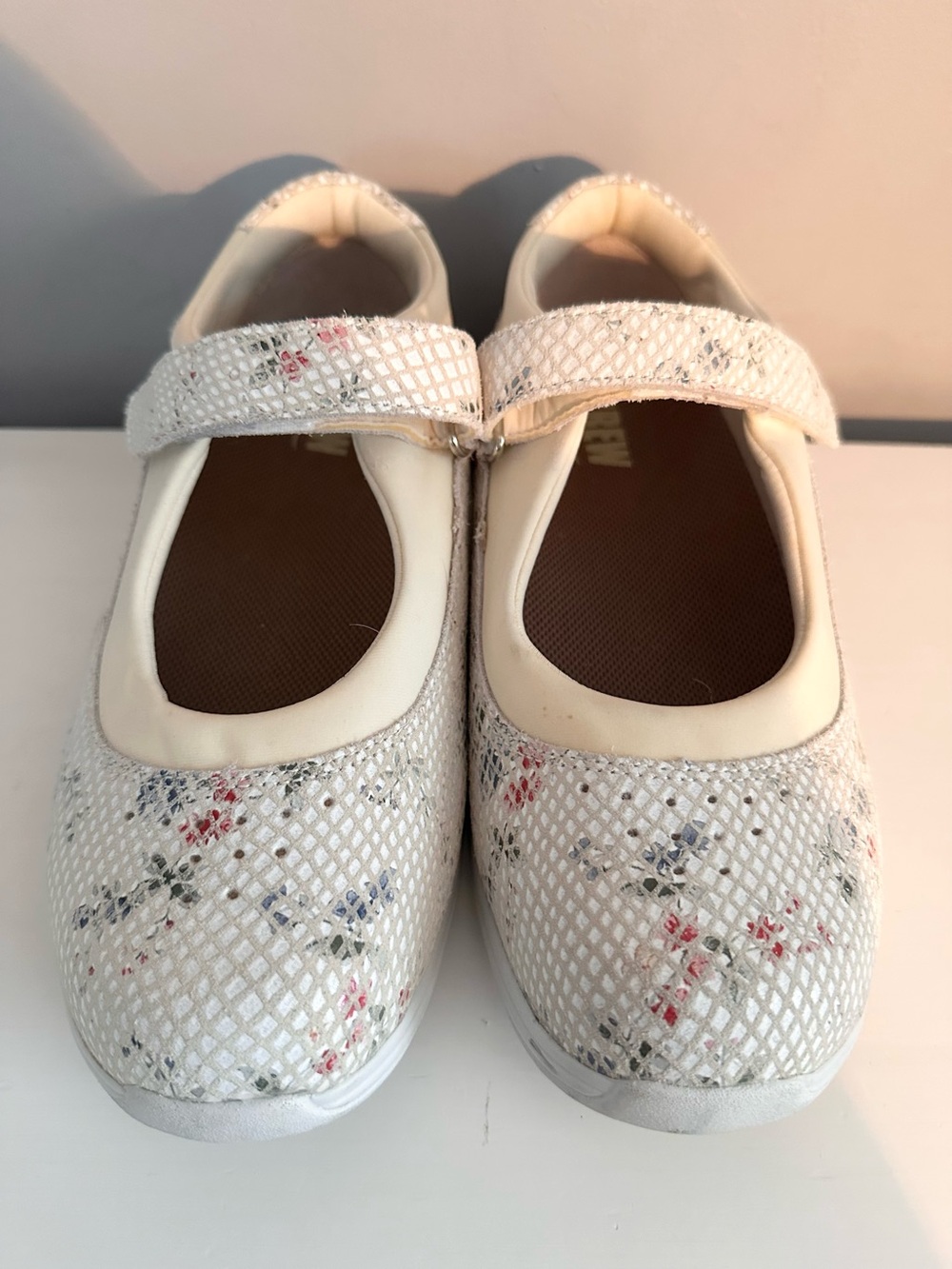 DREW | Women’s, Rose Leather, Mary Jane, Wide, Comfort Orthotic Shoe, Size 7